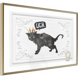 Arkiio Affisch Cat in Crown [Poster] 30x20 Poster